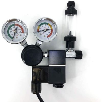 グリーンガスの減速器 二段階CO2調節器 水族館魚タンクのための電磁弁