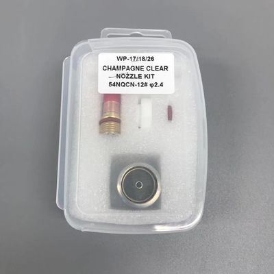 WP-17/18/26 シャンパン TIG 溶接タッチ アクセサリー 1.6mm/2.4mm/3.2mm クリアノズルキット