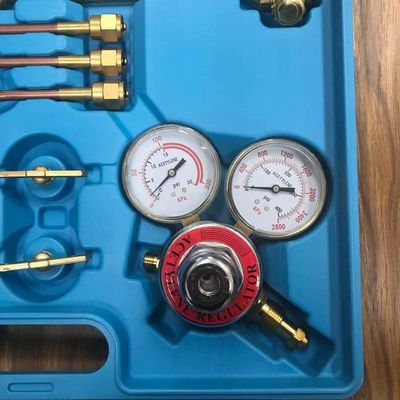 鍛造銅体 携帯型 オキシブレジング 溶接器 ツール セット 2 つのホース 調節器 計