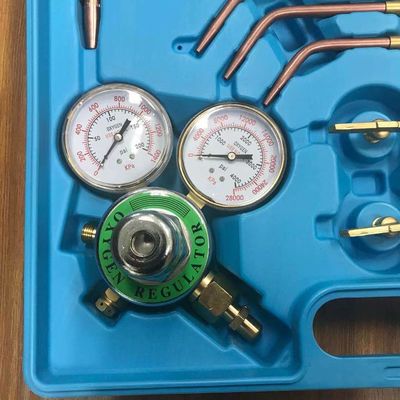 鍛造銅体 携帯型 オキシブレジング 溶接器 ツール セット 2 つのホース 調節器 計
