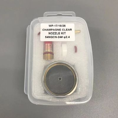 WP-17/18/26 TIG 溶接タッチ アクセサリー 24 シャンパン クリア ノジル キット