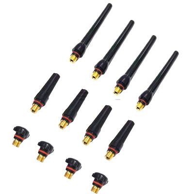 WP-17/18/26 溶接タッチ 青銅とプラスチック 12pcs TIGバックキャップキット 57Y02 57Y03 57Y04