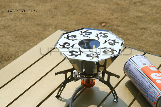 室外 BBQ と キャンプ 調理 の 便利 な 携帯 銀 プロパン ガス ストーブ