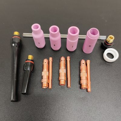 TIG ガスレンズ 収集 Dysza セラミックズナ WP17 18 26 溶接作業のためのセラミックノズルキット
