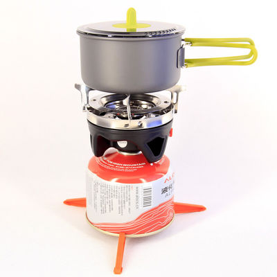 キャンプポットとパン 野餐用のガスストーブ 熱収集器 炊飯器 風力抵抗