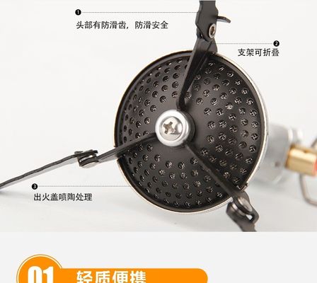 持ち運び可能で軽量な屋外折りたたみキャンプストーブ 梱包サイズ 56*42.6*419