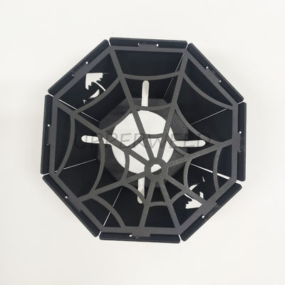 屋外調理やキャンプ用の鋼筋スパイダーストーブ 黒色と鋼材