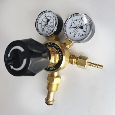 ODM サポート イギリス スタイル アルゴンガス 調節器 高圧 ミグ ティグ 溶接のための二重 CO2 流量計