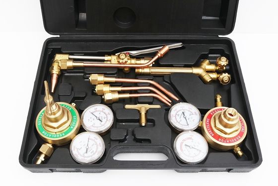 上部ガス溶接切断タッチのための便利な運搬ケース酸素アセチレンブレジングキット