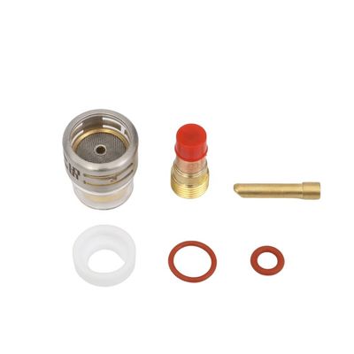 ガスレンズ クイージ 収集 ピレックス ガラスカップ キット 2.4mm WP17 18 26 溶接タッチのためのクリア