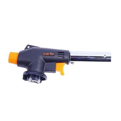 露天キャンプキッチン 1.1kwのノズルタイプと炎銃の溶接付きのブタンガスタッチ