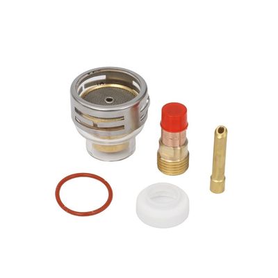 WP17 18 26 Tig 消耗品 タッチ ガスのレンズ クイージ 収集 ピレックス ガラスカップ キット 0.05kg 2.4mm