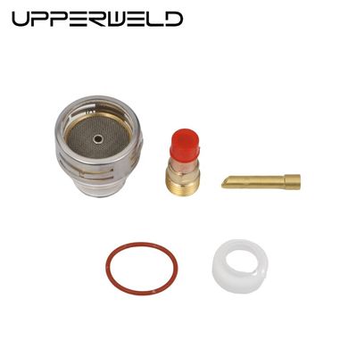 WP17 18 26 Tig 消耗品 タッチ ガスのレンズ クイージ 収集 ピレックス ガラスカップ キット 0.05kg 2.4mm