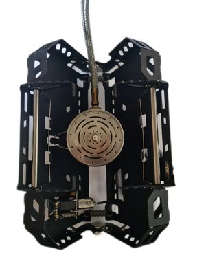 17*4*9cm ストックされた屋外ガスストーブ プッシュボタンバルブ付きポータブルキャンプストーブ