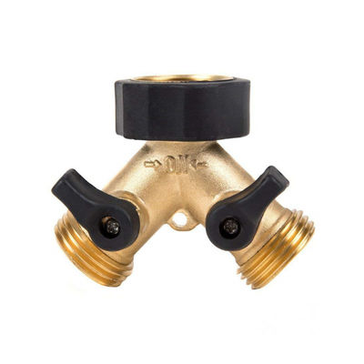 オーダーメイド 4 Way Brass Hose Splitter 接続 フィッティング ガーデンホース アダプター コンネクタ