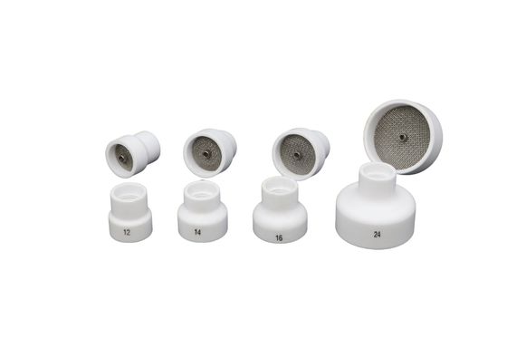 溶接タッチャのためのTig溶接カップ WP17 18 26 白色セラミックTig消耗品 0.05kg