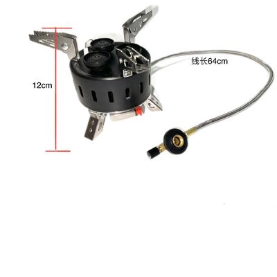 12cm 高級 ステンレス スチール ポータブル ガスストーブ あなたの完璧な屋外仲間