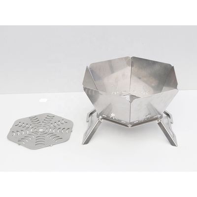 ポータブル BBQ 木炭キャンプファイヤー 上部折りたたみデザイン 570mm*570mm*300cm