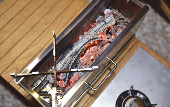 屋外キャンプ ステンレス鋼 BBQストーブ クリーン 完成 上部半ユニット 燃焼テーブル
