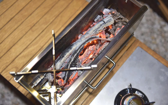 メタルタイプ ステンレス鋼 BBQ 半ユニット キャンプやピクニック用の燃焼テーブル