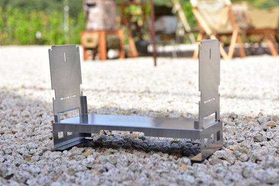 ブラッシュ ステンレス スチール ポータブル 304 火穴 炭火炉 屋外グリル用