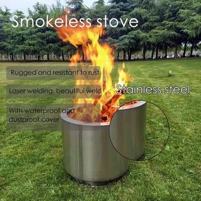 ステンレス鋼 屋外 BBQ 木 野餐 キャンプ用 煙のない炊飯器 G.W. 8.2kg