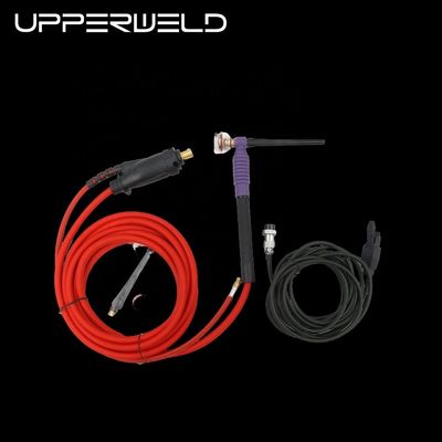 オーダーメイドサポート ODM WT125 TIG 溶接タッチ 赤ケーブルガラスカップとガスレンズ