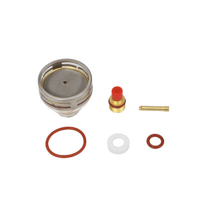 上部 24 53NQCN WP9 20 2.4mm TIG 溶接用品 溶接用ピレックスガラスカップキット