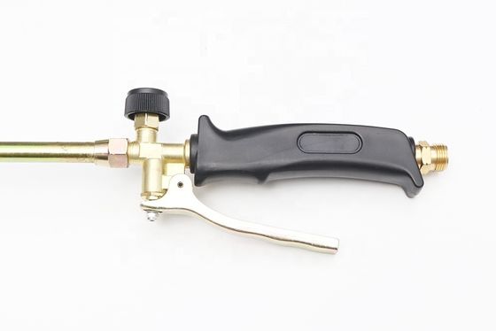 上部庭の雑草燃焼器 屋根 押すボタンの点火器 N.W. 2.2kg ノズル サイズ 60*2mm