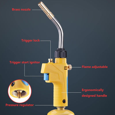 ODM オーダーメイド 上部トリガースタート プロパン吹き MAPP 溶接と溶接のためのガスタッチ