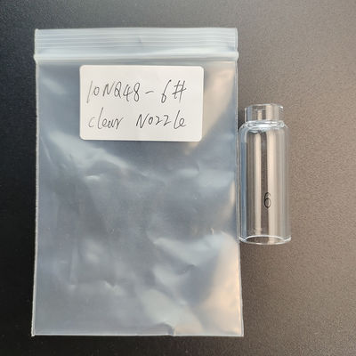 UPPERWELD 10NQ48-6 透明ガラスノズルTig 溶接タッチ 9.5mm 直径Tig アクセサリー