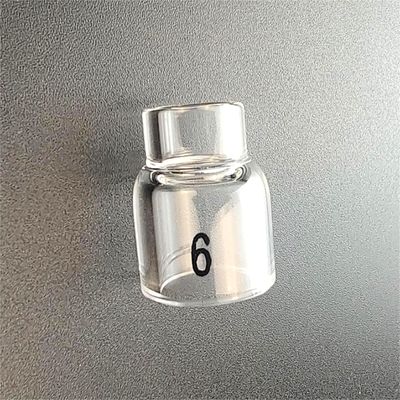 OEMサポート UPPERWELD 13NQ10-6 透明ガラスノズルTig 溶接タッチ用アクセサリー