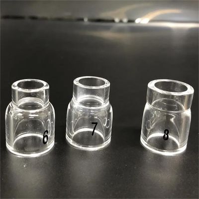 UPPERWELD 13NQ10-6 7 8 クリアガラスノズル プロのTig 溶接タッチに最適