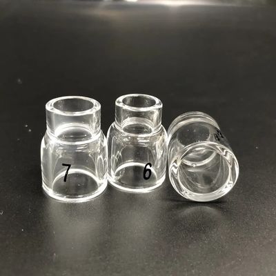 UPPERWELD 13NQ10-6 7 8 クリアガラスノズル プロのTig 溶接タッチに最適