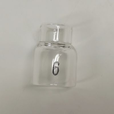 UPPERWELD 53NQ60-6 ティグ・ウェルディング・タッチャのための透明ガラスノズル オーダーメイドサポート OEM