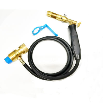 ODM銅バーナーヘッド ブローtorch マップガスハンドタッチャ 1.5mホース 給熱 溶接タッチャ