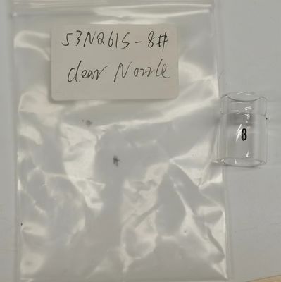 UPPERWELD 53NQ61S-8 透明ガラスノズル 改善されたガスカバーのためのTigタッチアクセサリー