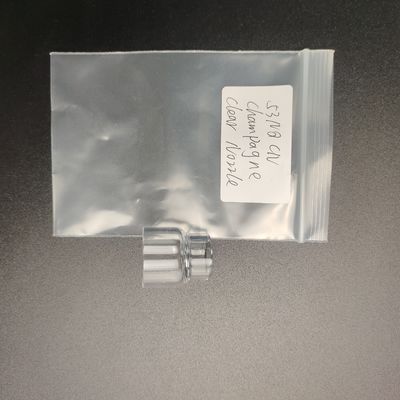 UPPERWELD 53NQCNによるTig 溶接タッチのガスの覆いを改善するための透明ガラスノズル