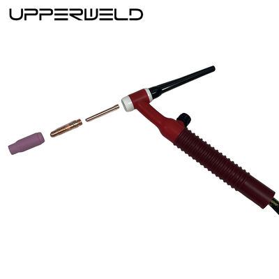 プロの溶接タッチUPPERWELD WP26FV TIG 8mケーブル長さとTigガスタイプ