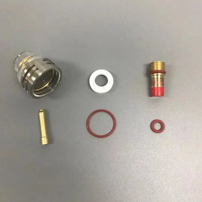 軽量設計UPPERWELD WP17/18/26 54NQCN 16 透明ガラスカップノズルキット 2.4 TIG 溶接用