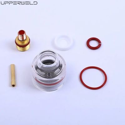 WP-17/18/26 2.4 TIG 溶接タッチ ガスレンズキット 1/16' 3/32' 1/8' クリアノズルパイレックスカップキット
