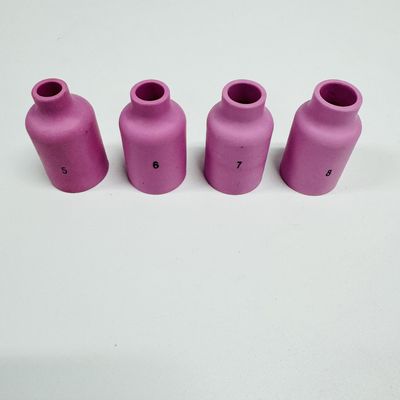 54Nシリーズ セラミックノズル TIG 溶接用アクセサリー用のカスタマイズされたアルミナ溶接ノズル