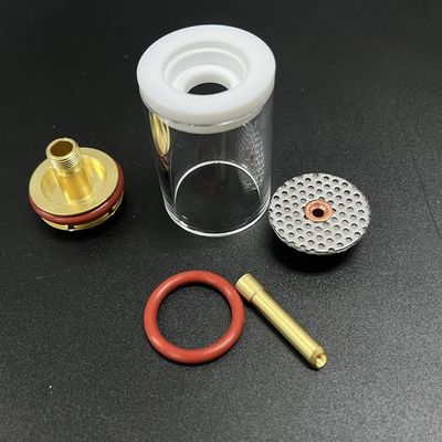 Wp17/18/26 ティグ トーチ ガラスカップ 溶接キット 1KG 上方直結ガラスノズル 47mm
