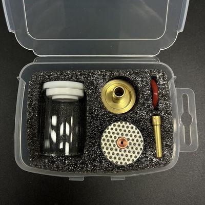 Wp17/18/26 ティグ トーチ ガラスカップ 溶接キット 1KG 上方直結ガラスノズル 47mm