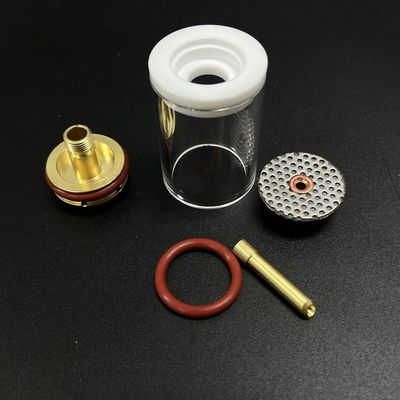 Wp17/18/26 ティグ トーチ ガラスカップ 溶接キット 1KG 上方直結ガラスノズル 47mm