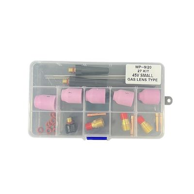 ピンク上部 27PCS TIG 溶接タッチアクセサリー 53N シリーズ セラミックノズル TIG 部品 ガスレンズを含む
