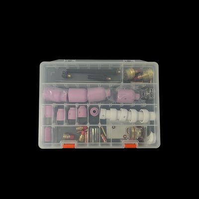 57PCS TIG 溶接タッチアクセサリー 大型セラミックノズル TIG ピンクのスペアパーツ