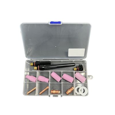 ピンク 16PCS TIG 耐久性13Nシリーズセラミックノズルの溶接タッチアクセサリー