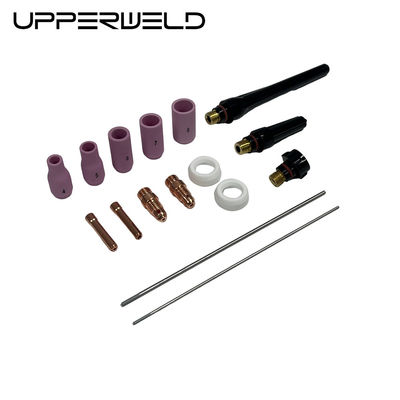 ピンク 16PCS TIG 耐久性13Nシリーズセラミックノズルの溶接タッチアクセサリー