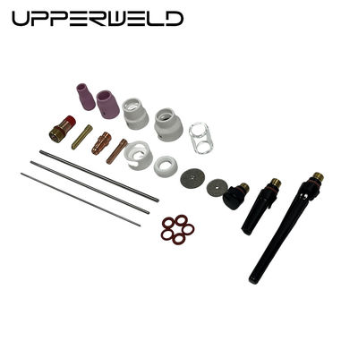 24PCS アルミナとクリアノズル TIG ウェルディングタッチ パーツ パーソナルサポート
